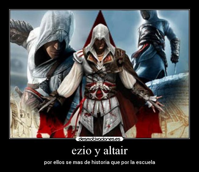 ezio y altair - 