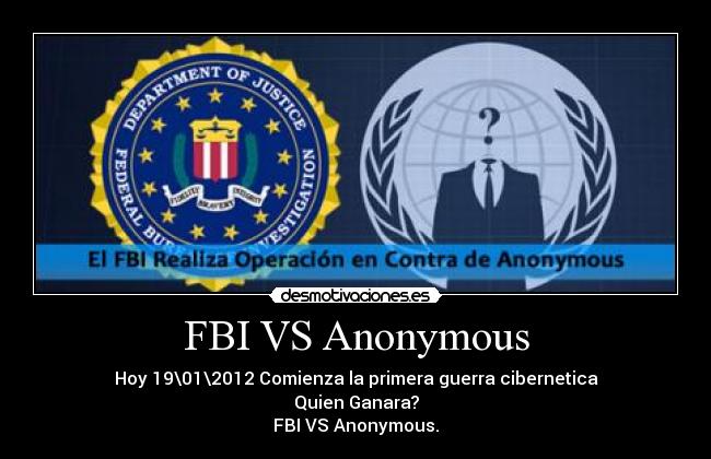 FBI VS Anonymous -
