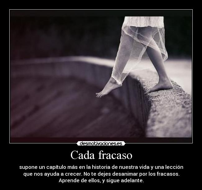 Cada fracaso -