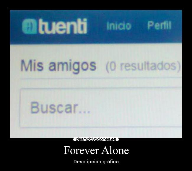 Forever Alone - Descripción gráfica