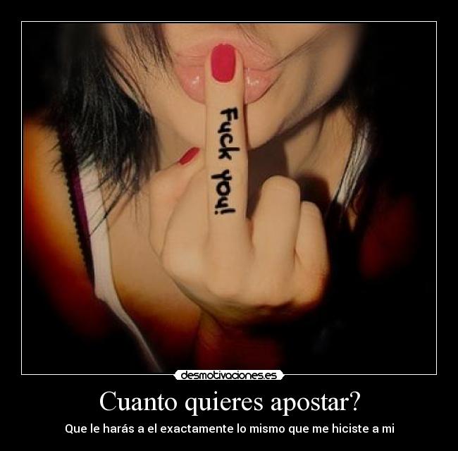 Cuanto quieres apostar? - 