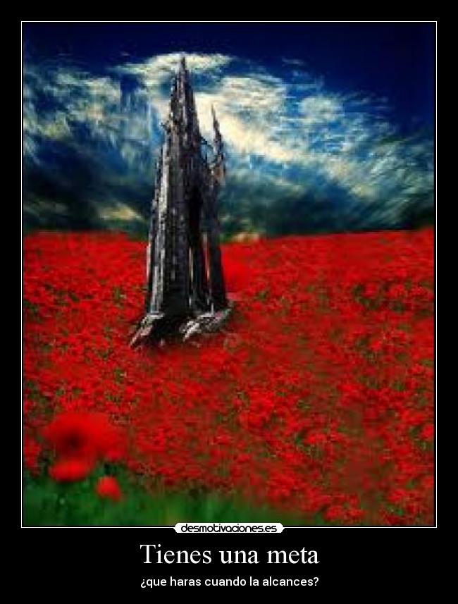 Tienes una meta - ¿que haras cuando la alcances?