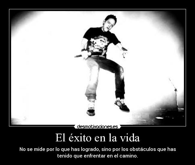 El éxito en la vida -