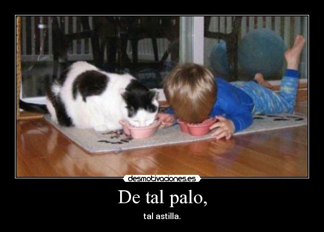 De tal palo, -