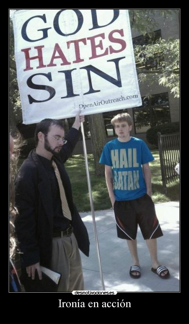 carteles ironia accion desmotivaciones