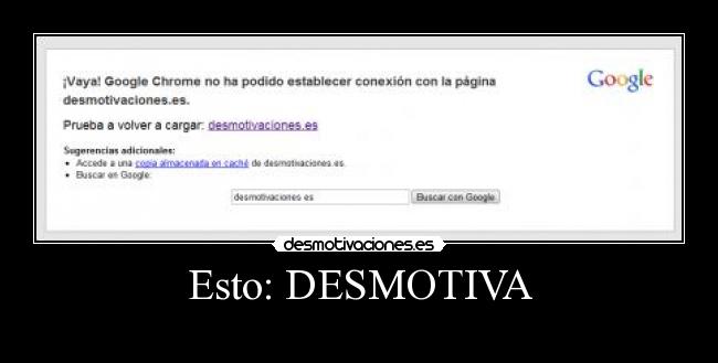 Esto: DESMOTIVA - 