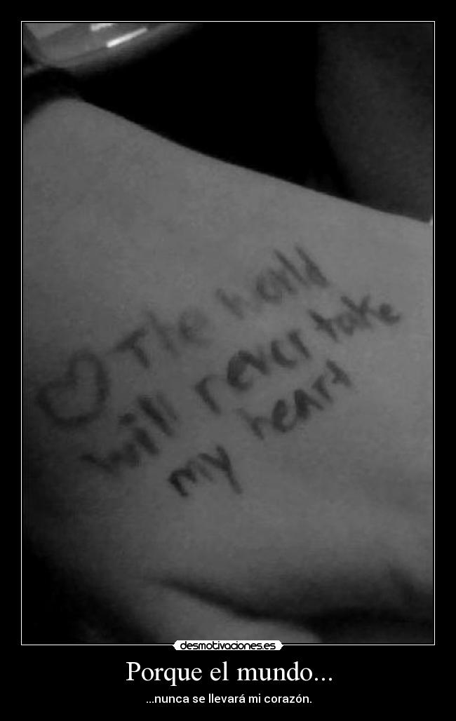 Porque el mundo... - 