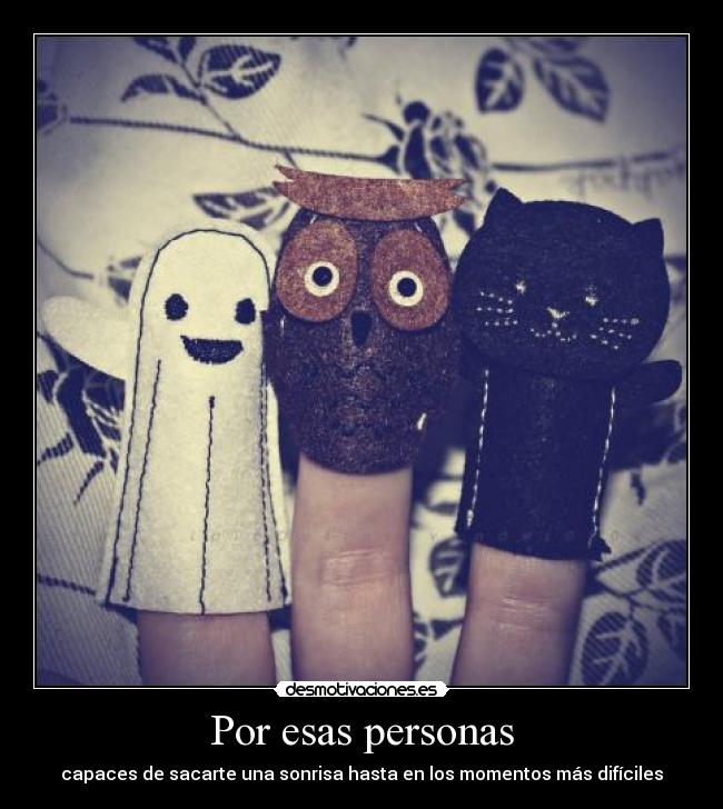 Por esas personas - 