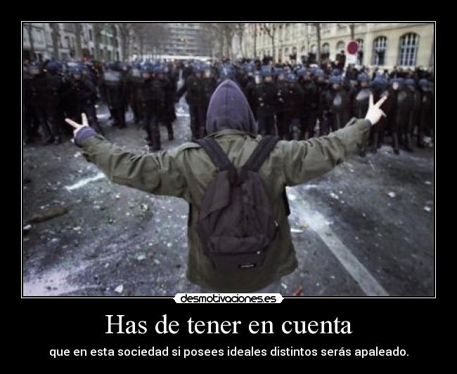 Has de tener en cuenta - 