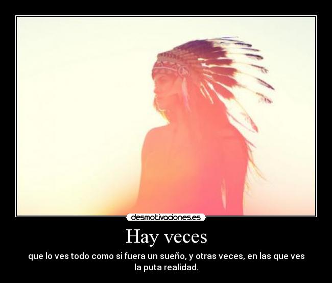 Hay veces -