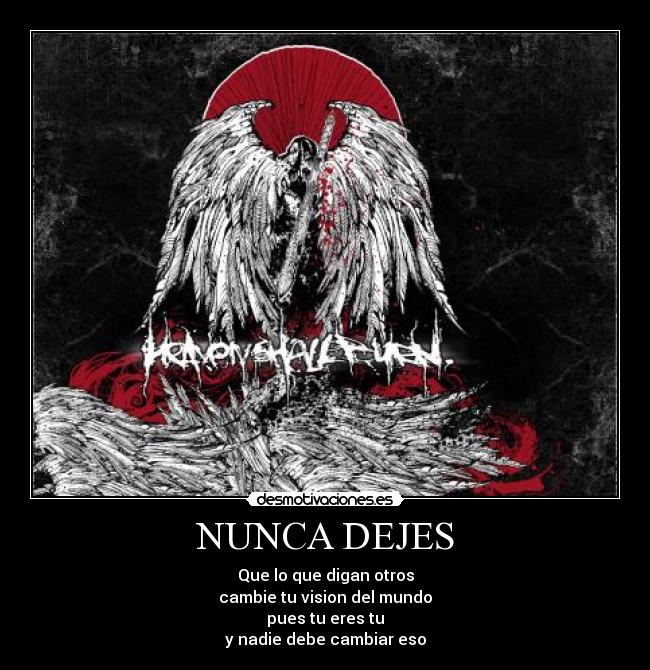NUNCA DEJES - 