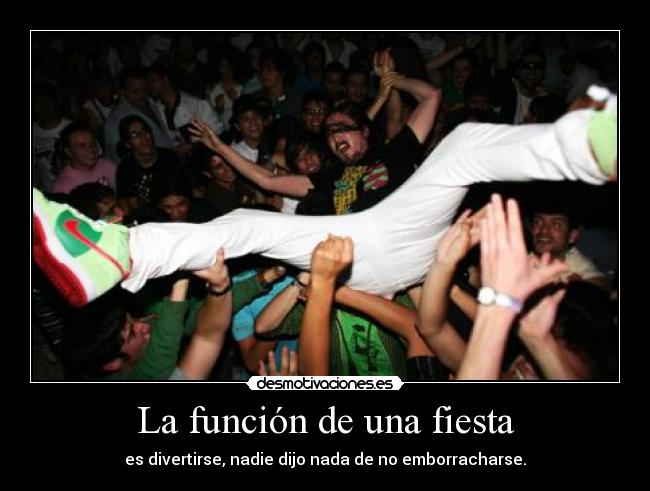 La función de una fiesta - 