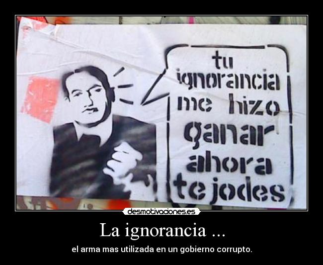 carteles ignorancia david aldana desmotivaciones