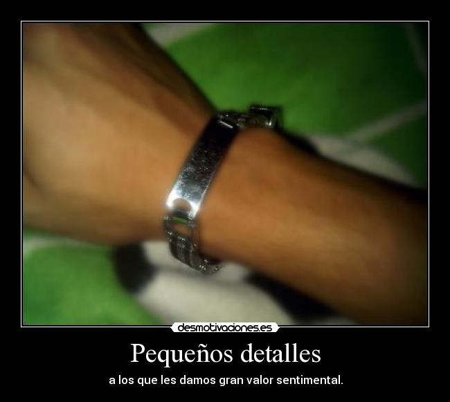 Pequeños detalles - 