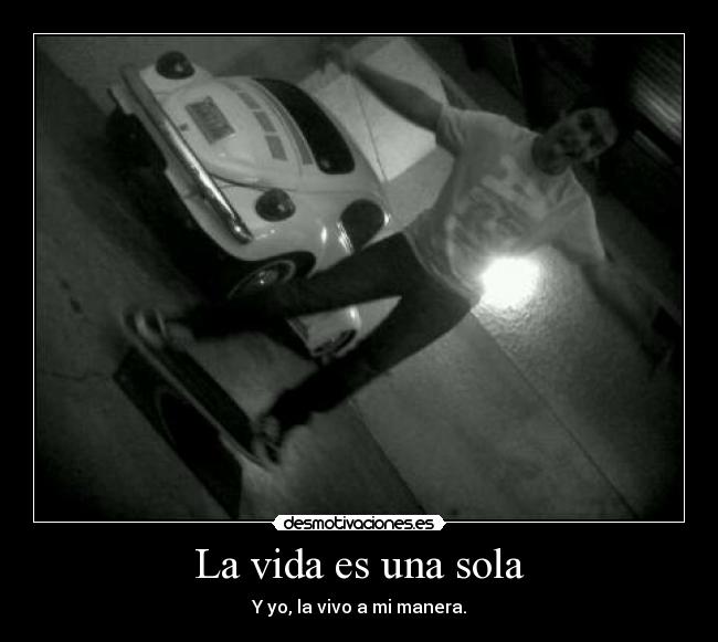 La vida es una sola -