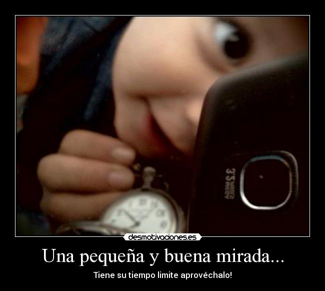 Una pequeña y buena mirada... - Tiene su tiempo limite aprovéchalo!