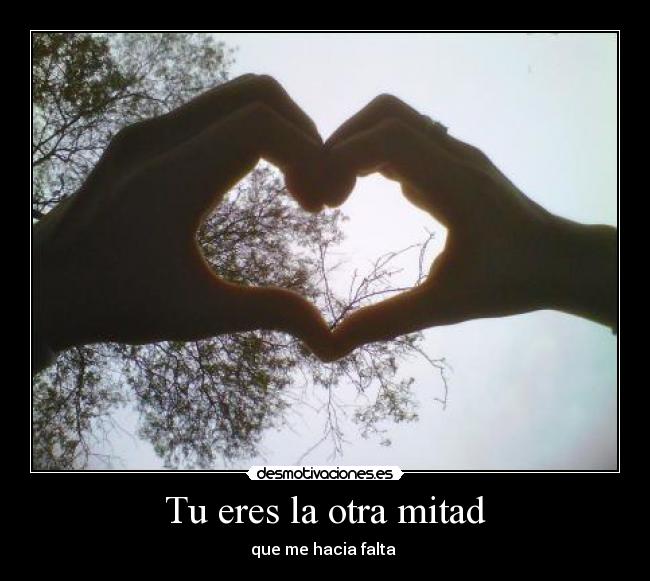 Tu eres la otra mitad - 