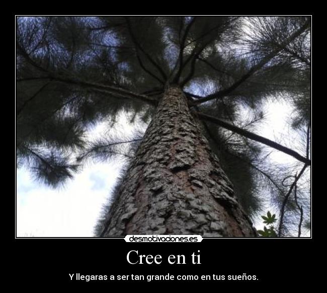 Cree en ti -