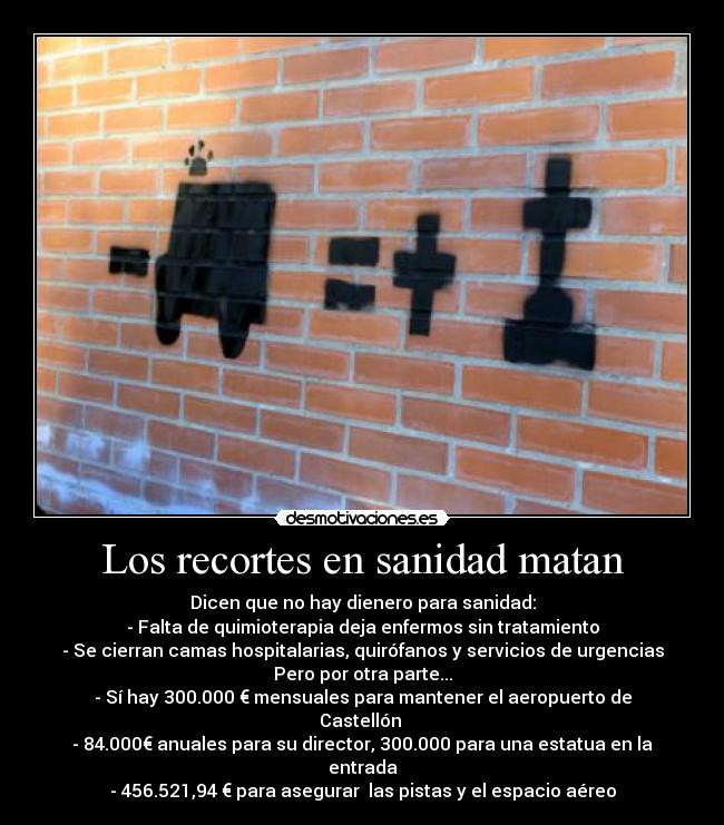 Los recortes en sanidad matan -