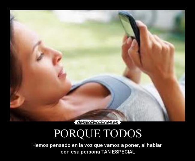 PORQUE TODOS -