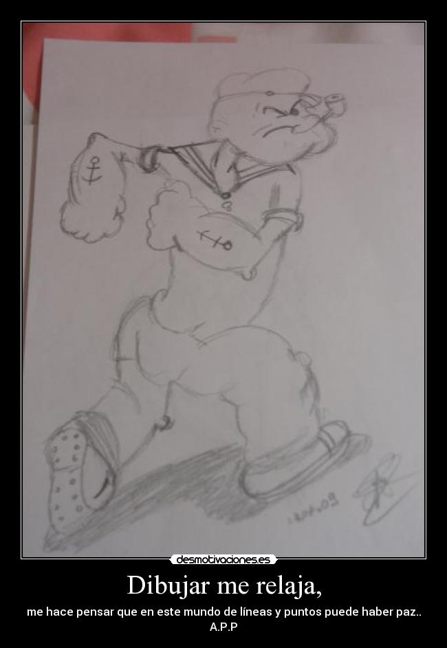 Dibujar me relaja, -