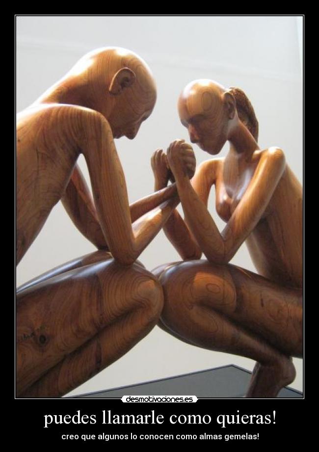 puedes llamarle como quieras! - creo que algunos lo conocen como almas gemelas!