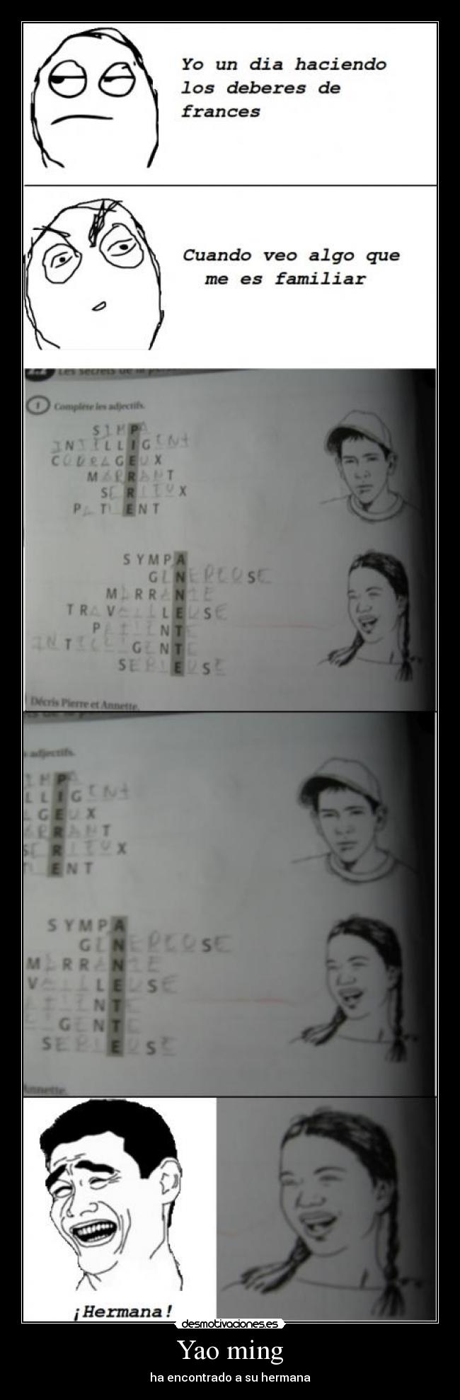 Yao ming - ha encontrado a su hermana