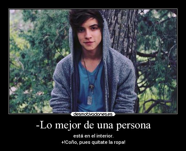 -Lo mejor de una persona -