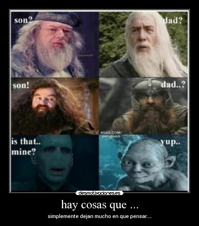 hay cosas que ... -