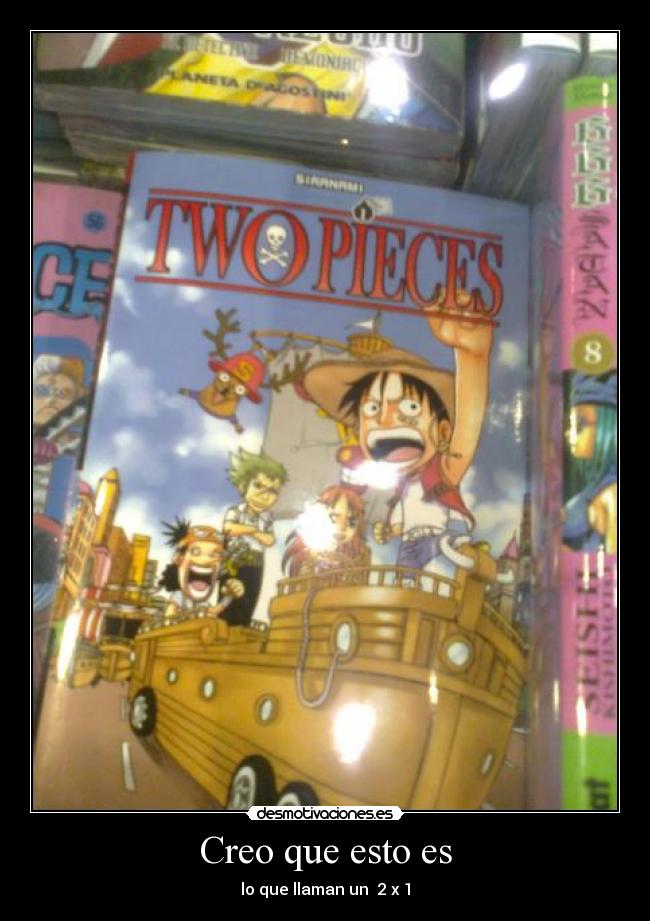 carteles two pieces luffy sombrero vaqero desmotivaciones