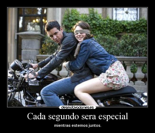 Cada segundo sera especial -