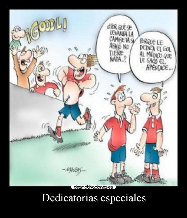 Dedicatorias especiales -