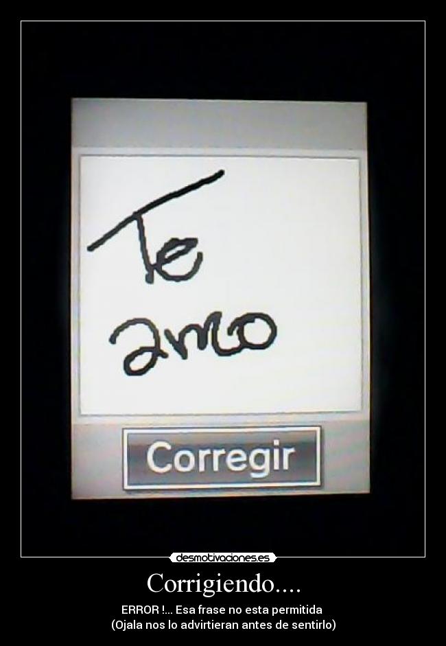 Corrigiendo.... - 