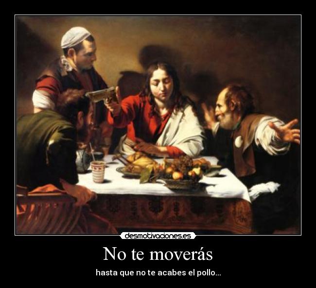 No te moverás -