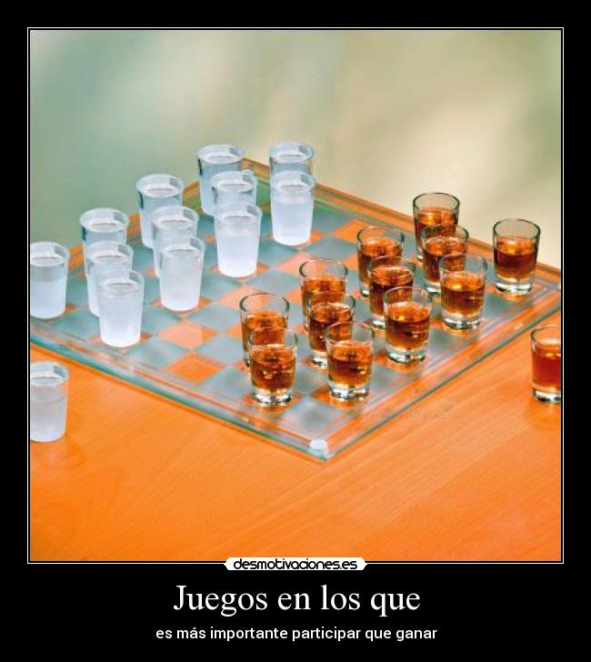 carteles juegos ajedrez alcohol desmotivaciones