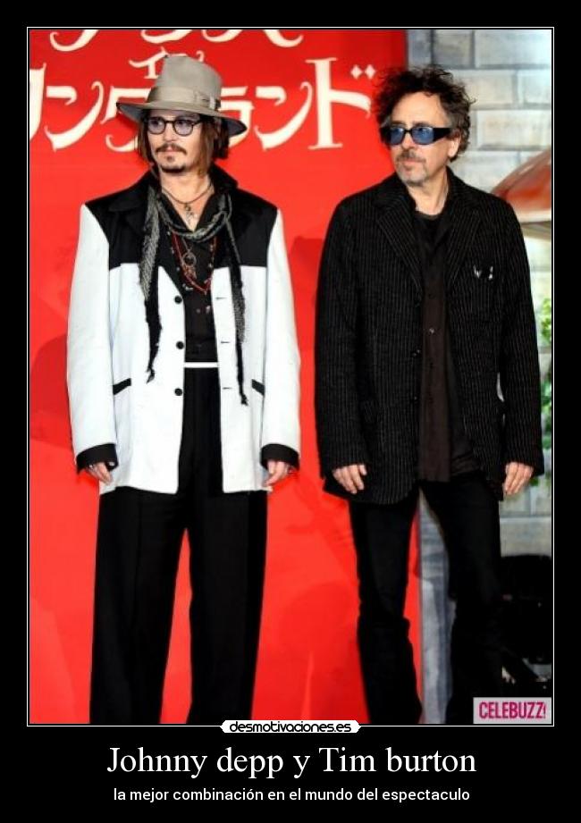 Johnny depp y Tim burton - 