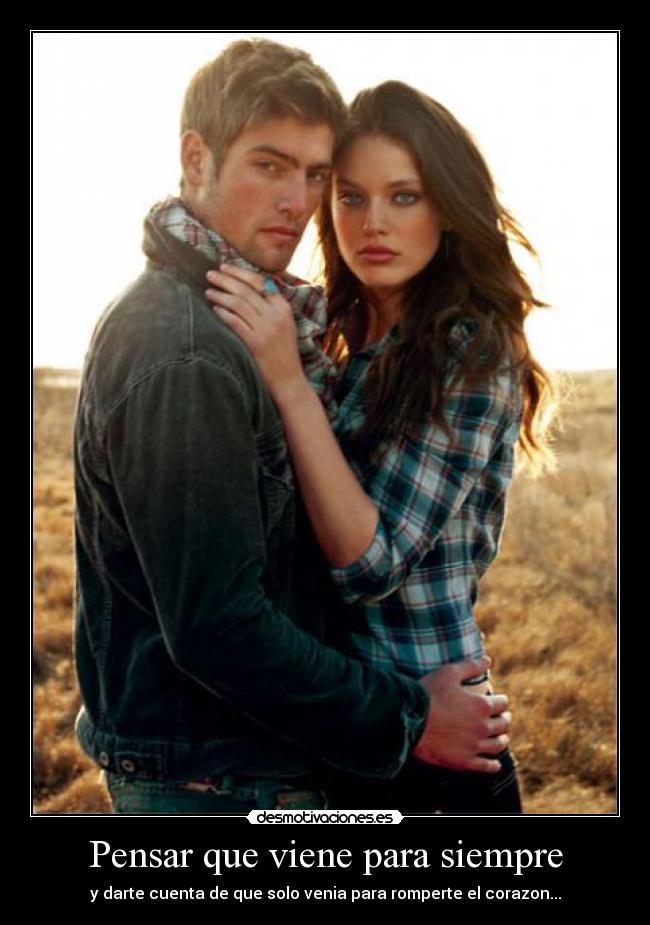 Pensar que viene para siempre -