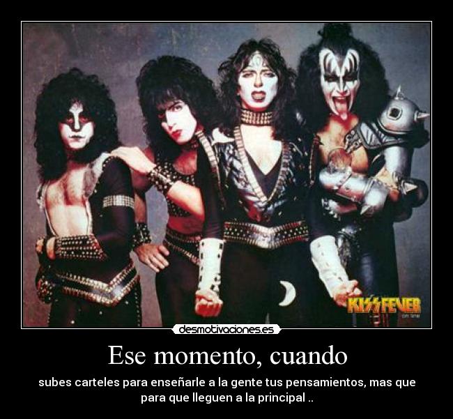 Ese momento, cuando -