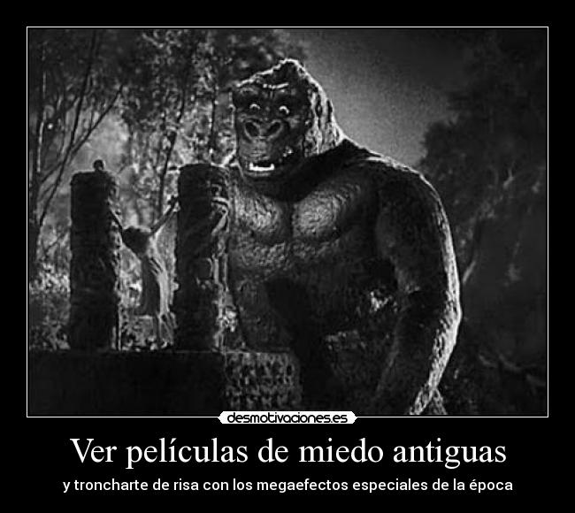 Ver películas de miedo antiguas - y troncharte de risa con los megaefectos especiales de la época