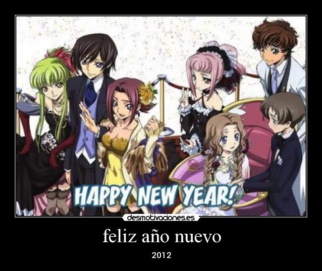 feliz año nuevo - 2012
