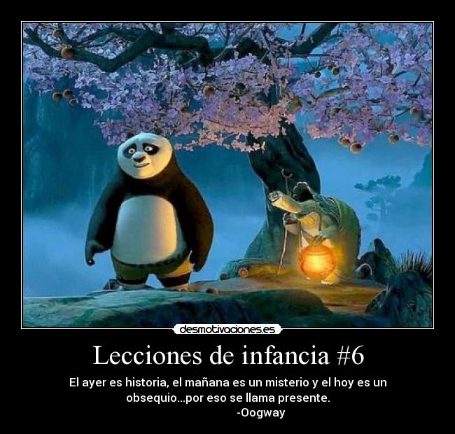 Lecciones de infancia #6 -