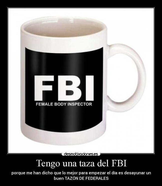 carteles fbi desmotivaciones