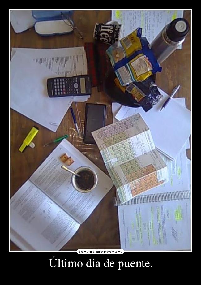 Último día de puente. - 