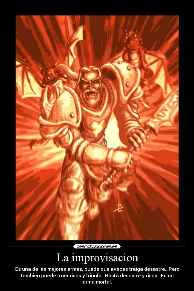 La improvisacion -