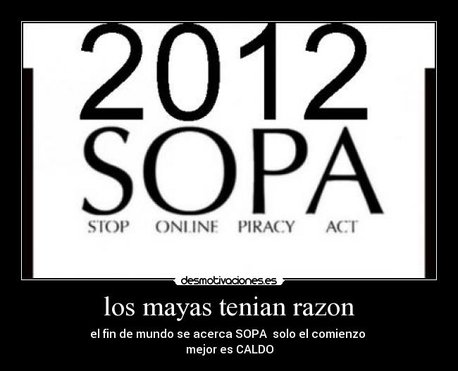 los mayas tenian razon -