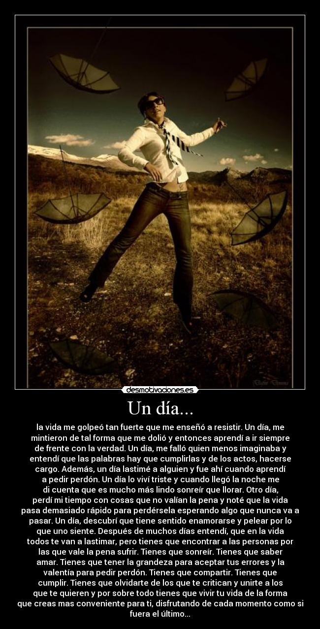 Un día... -