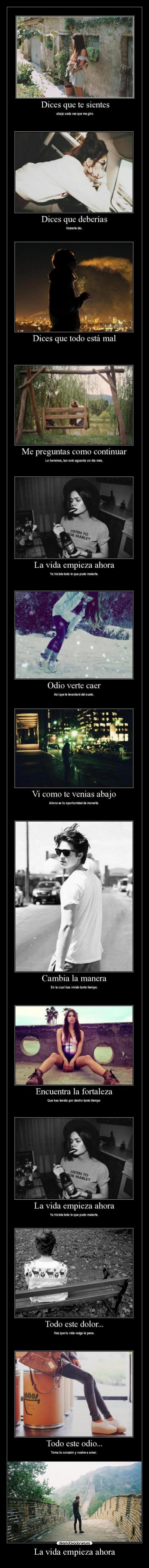 La vida empieza ahora -