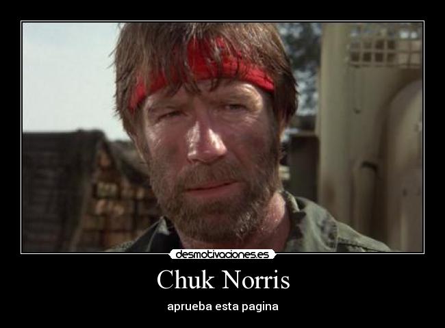Chuk Norris - aprueba esta pagina
