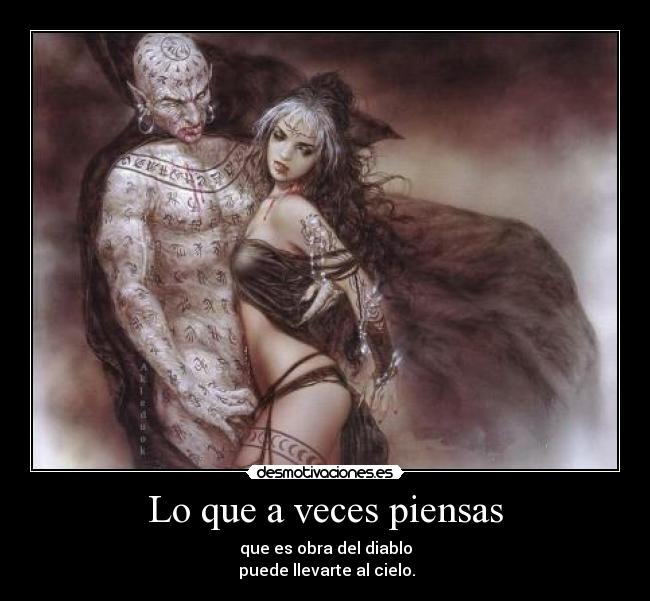 Lo que a veces piensas -