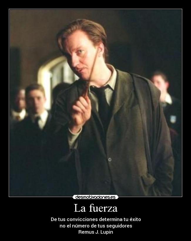 carteles remus lupin desmotivaciones